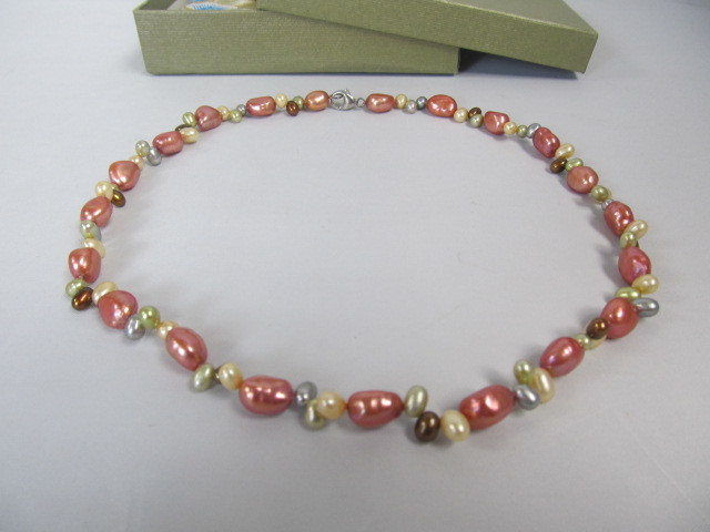 lot 117 image: Honora Multi Color Genuine Pearl Necklace