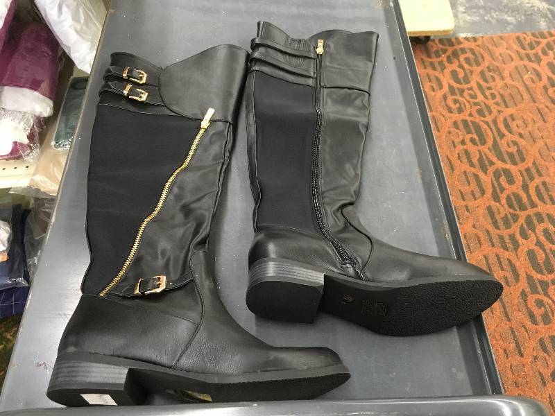 Kourtney Black Womens Boots Size 9.5