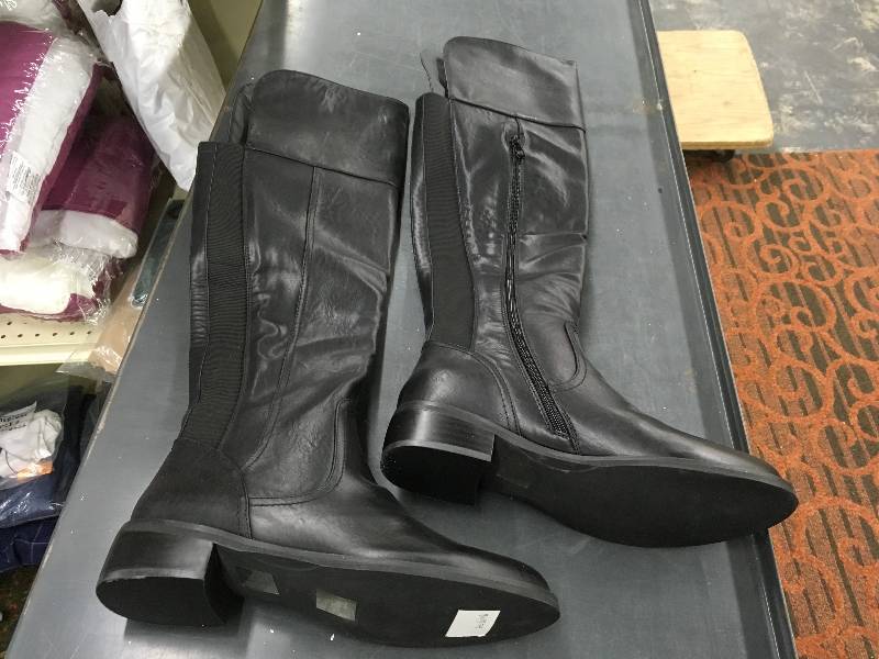 Kimberly Womens Black Boots Size 9