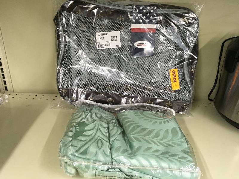 American Flyer Fleur De Lis Package Cube Set & McLeland Design Venetian 84X84 Panel Pair Seamist