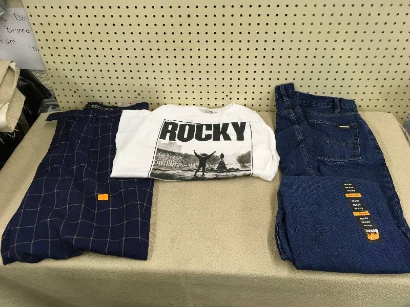 Rocky Shirt, Pants, and Jeans