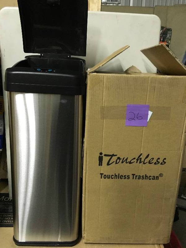 iTouchless 13 Gallon Square Extra Wide Opening Trash Can not used