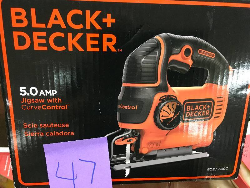 Black & Decker 5.0 Amp Jigsaw with Curve Control not used