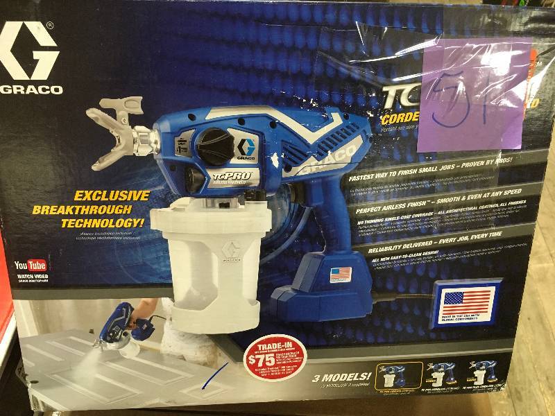 Graco TC Pro Handheld Airless Paint Sprayer with Corded not used