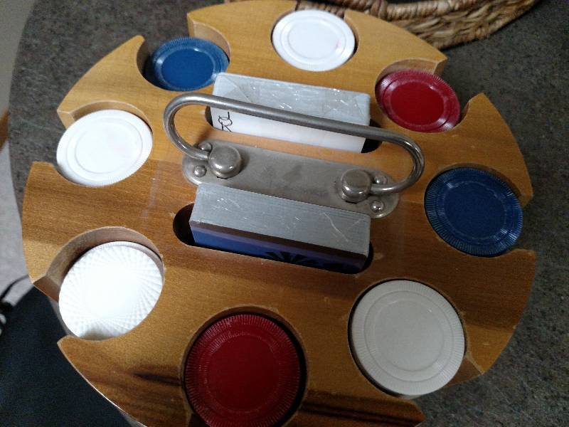 Vintage Poker Chip Set