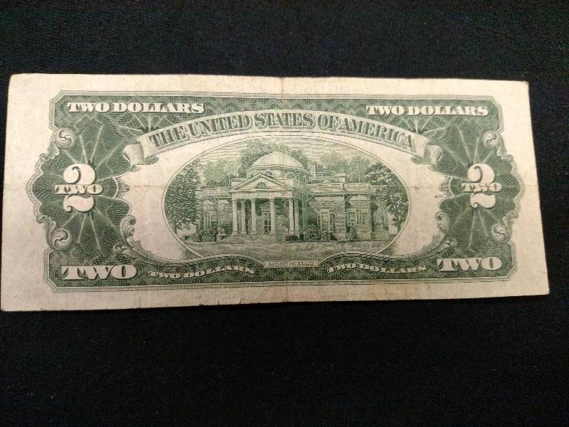 1953 A Red Seal Two Dollar Note...
