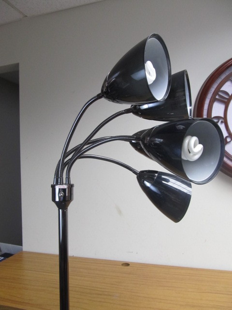 lot 39 image: Nice Multi-Head Floor Lamp