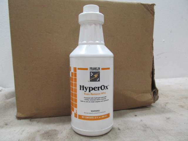 lot 56 image: Case of 12 NEW HyperOx Stain Remover Bottles
