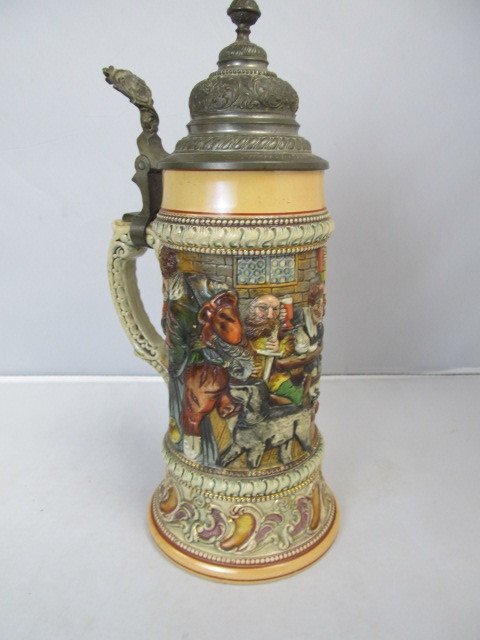 lot 25 image: Signed Vintage German Beer Stein