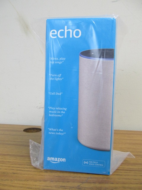 lot 68 image: BRAND NEW Amazon Echo