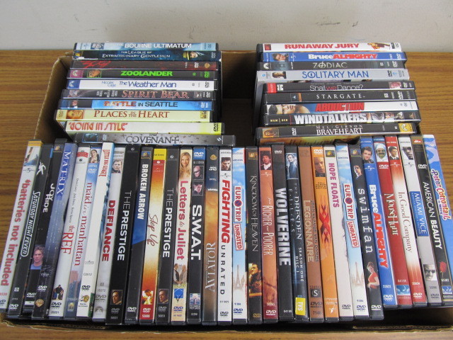 lot 73 image: Lot of 50 DVDs