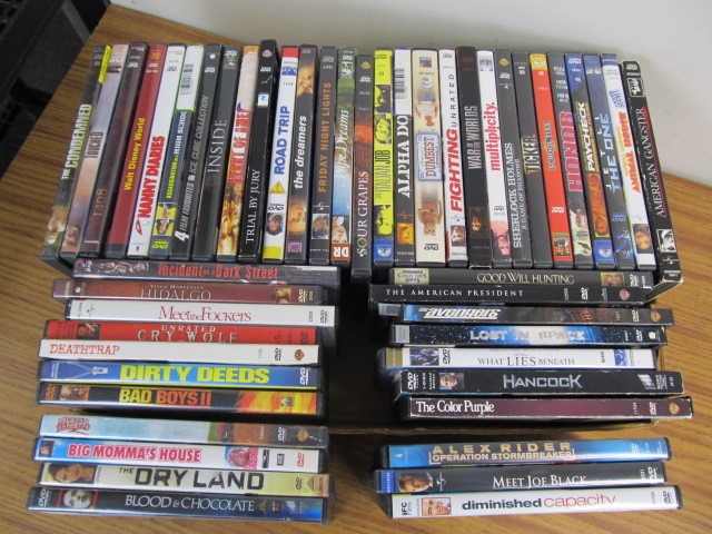 lot 74 image: Lot of 50 DVDs
