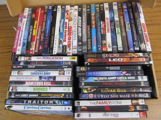 lot 76 image: Lot of 50 DVDs