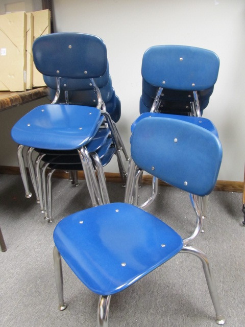 lot 90 image: Lot of 10 Heavy Duty Childs Chairs