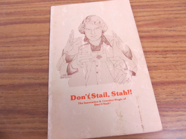 lot 98 image: SIGNED Vintage David Stahl Magic Book