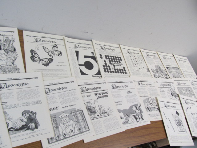 lot 100 image: Large Lot of Vintage Harry Loraynes Apocalypse Magic Newsletter