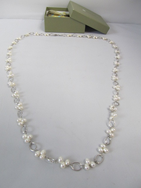 lot 109 image: Honora 35 Pearl & Sterling Silver Necklace