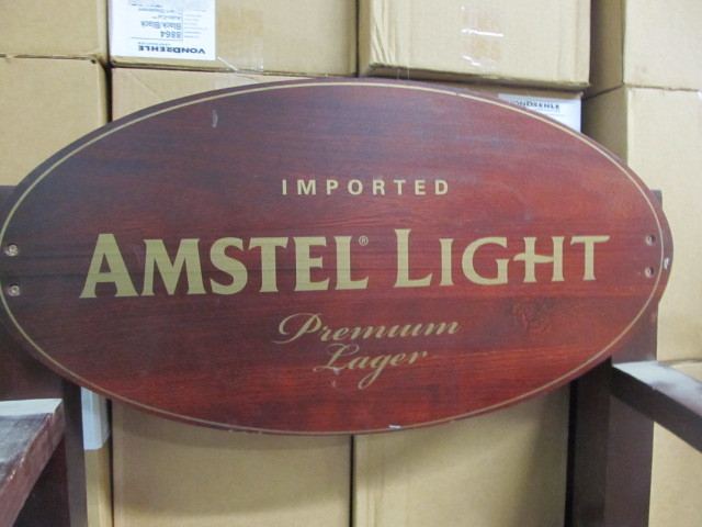 lot 127 image: Amstel Light Beer Liquor Store Display Shelf