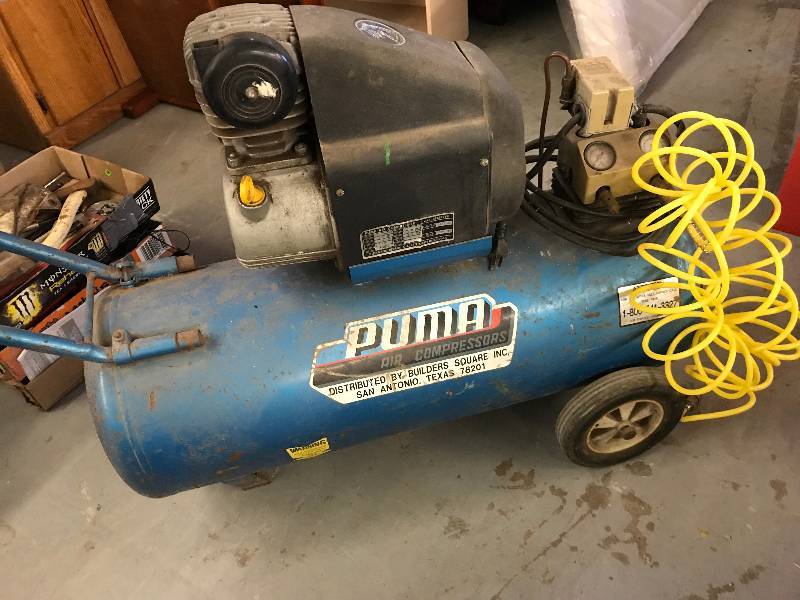 lot 508 image: PUMA AIR COMPRESSOR