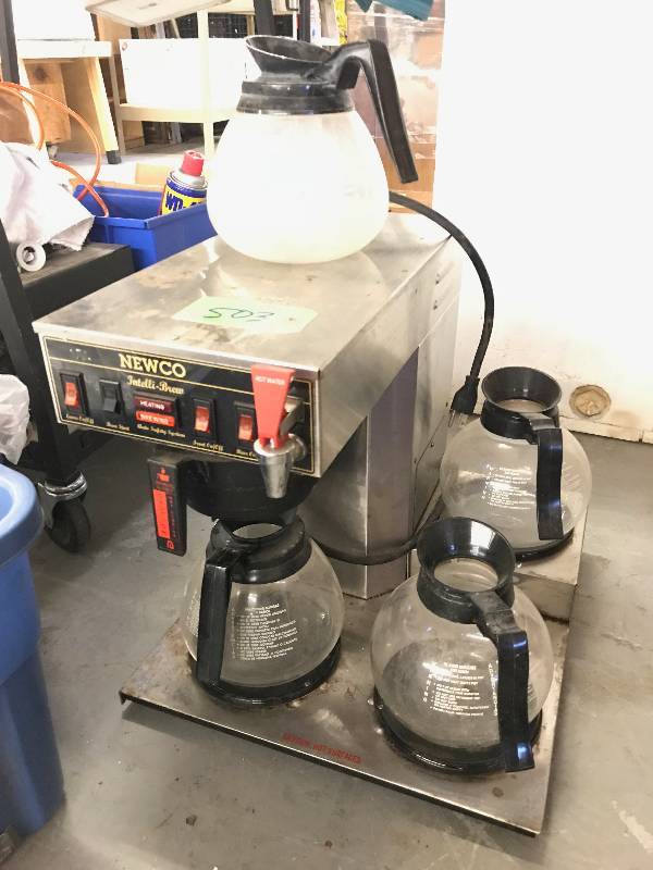 lot 503 image: COMMERCIAL COFFEE BREWER