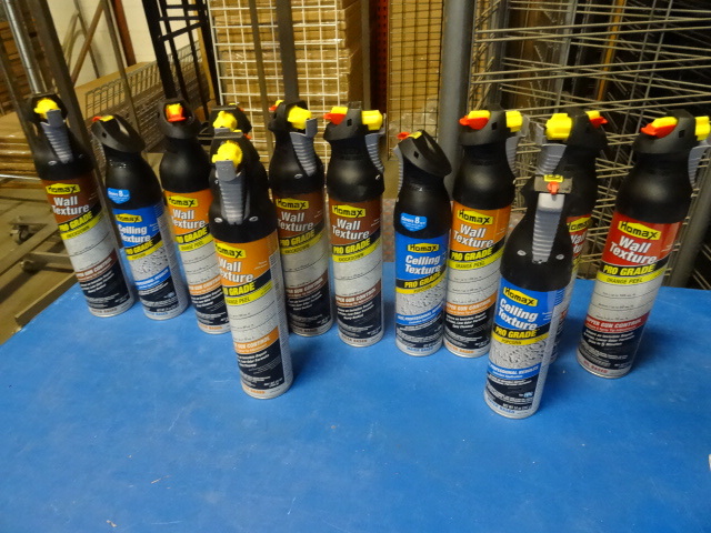 Homak wall texture spray. Qty 10...