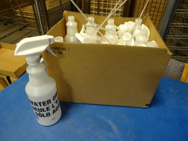 12 new plastic spray bottles. ...