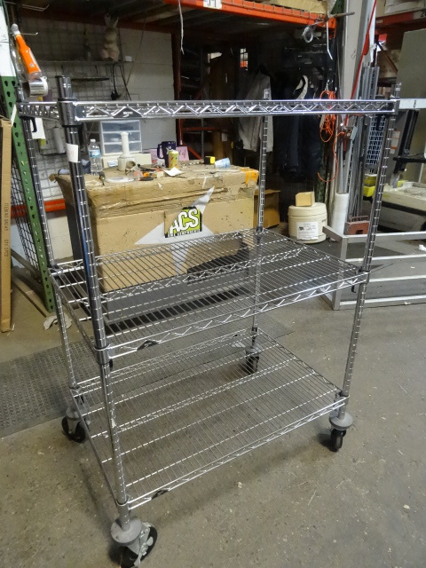3 tier metro cart. On wheels. Nsf. ...
