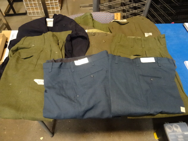 Misc army issue surplus pants...