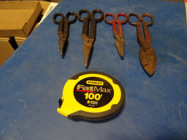 4 tin snips. Stanley fat max 100 t...