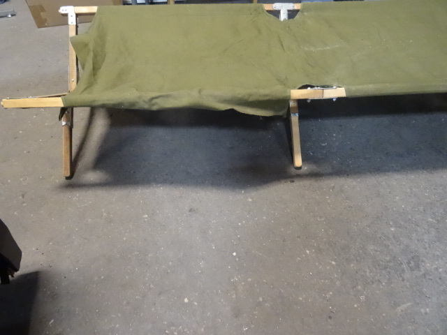 Fold up army cot...