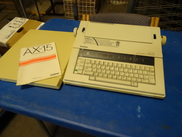 Brother AX-15 electronic typewriter...