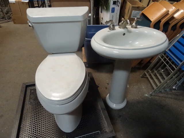 Hkohler toilet and Kohler pedestal ...
