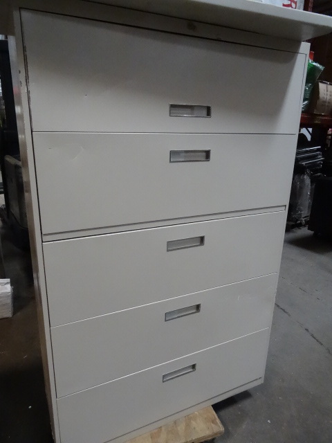 42 metal 5 drawer lateral file...