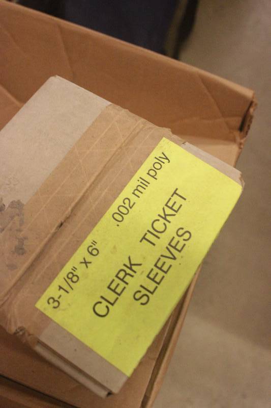 3-18 x 6 Clear Poly Sleeves (9000 bags)