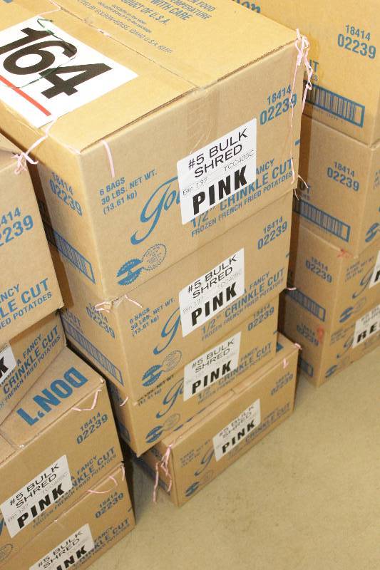 Bulk Gift  WrappingPackaging Shred - Pink  (4 cases of 5 pounds)