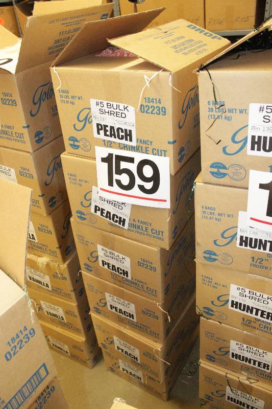 Bulk Gift  WrappingPackaging Shred - Peach  (6 cases of 5 pounds)