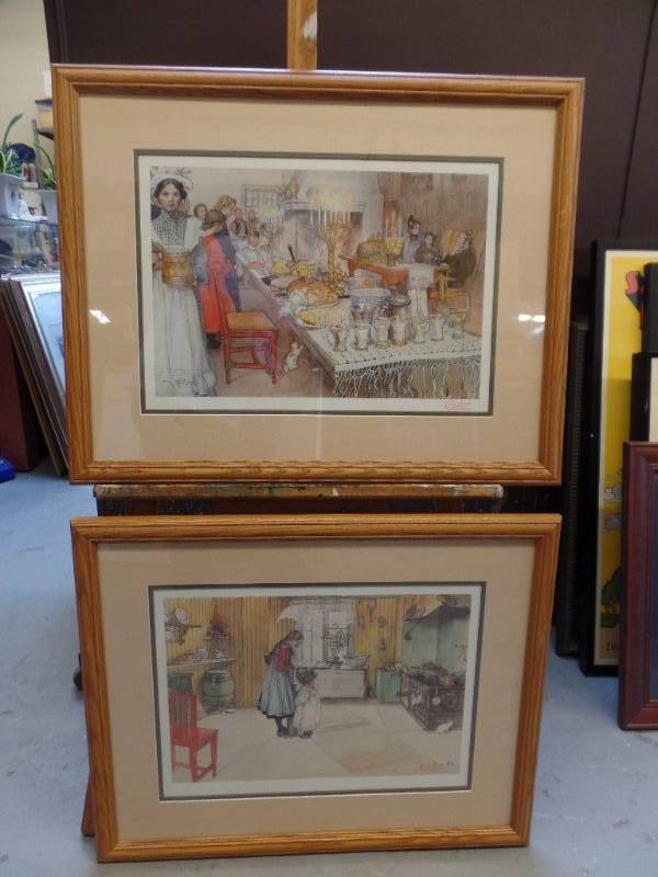 lot 212 image: SWEDISH ARTIST CARL LARSSON PRINTS