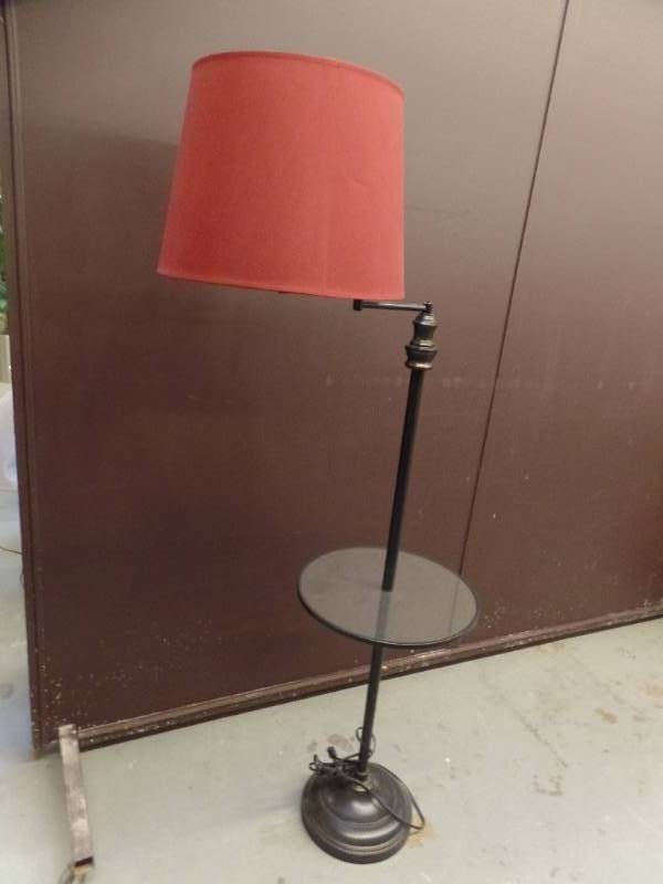 lot 236 image: ADJUSTABLE POSITION FLOOR LAMP