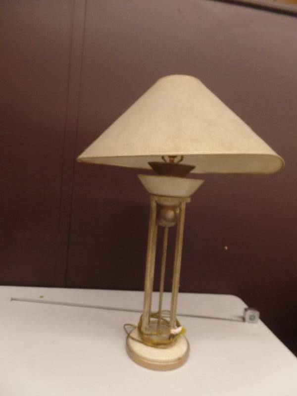 lot 247 image: TALL TABLE LAMP