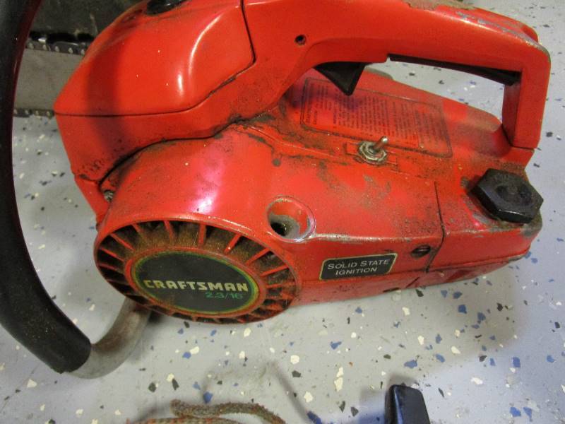 lot 23 image: Craftsman Chainsaw