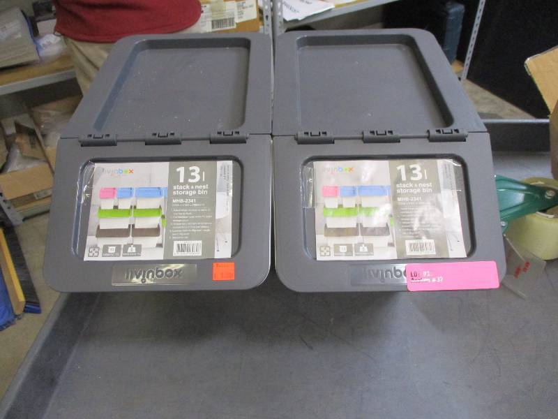 Stack and Nest Storage Bins