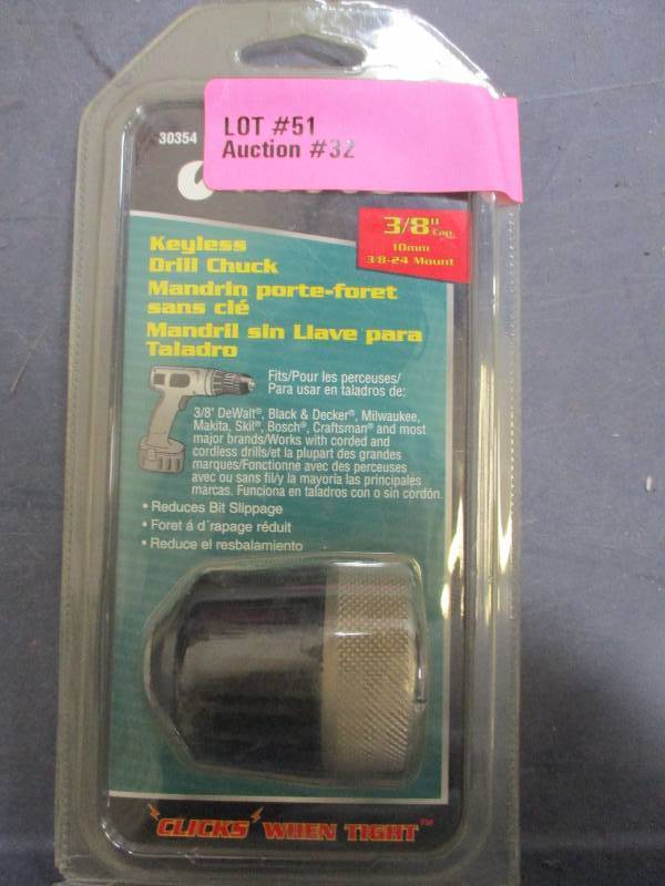 Keyless Drill Chuck