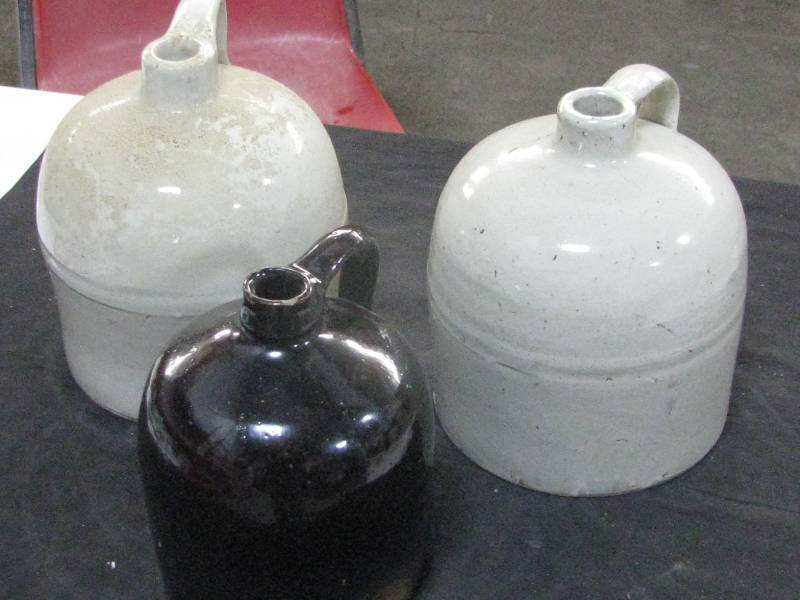 lot 51 image: Red Wing Beehive Crock Jugs