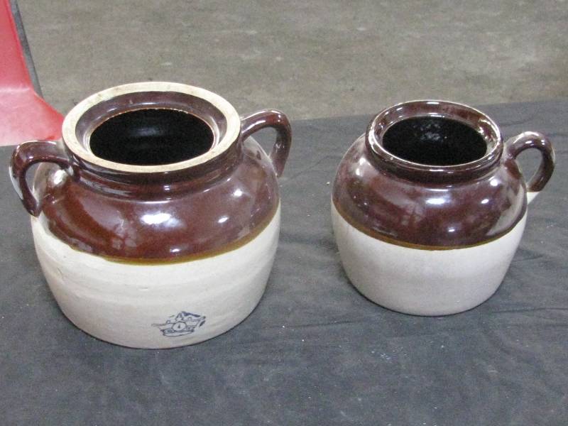 lot 53 image: Crock Bean Pots