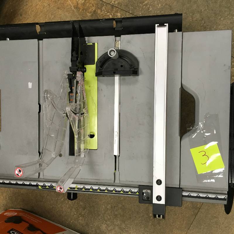 Ryobi 15 Amp 10 Table Saw in working conditions