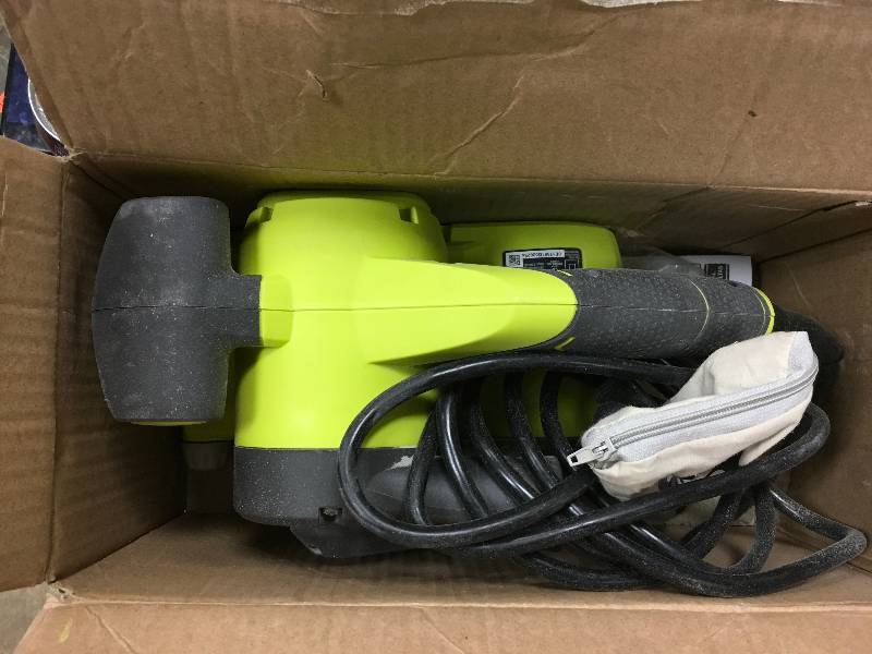 Ryobi 6 Amp Portable Belt Sander, 3 in x 18 in in working conditions