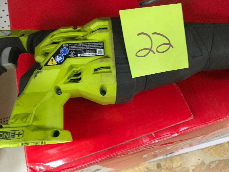 Ryobi 18-Volt ONE Cordless Reciprocating Saw-Tool Only in working conditions