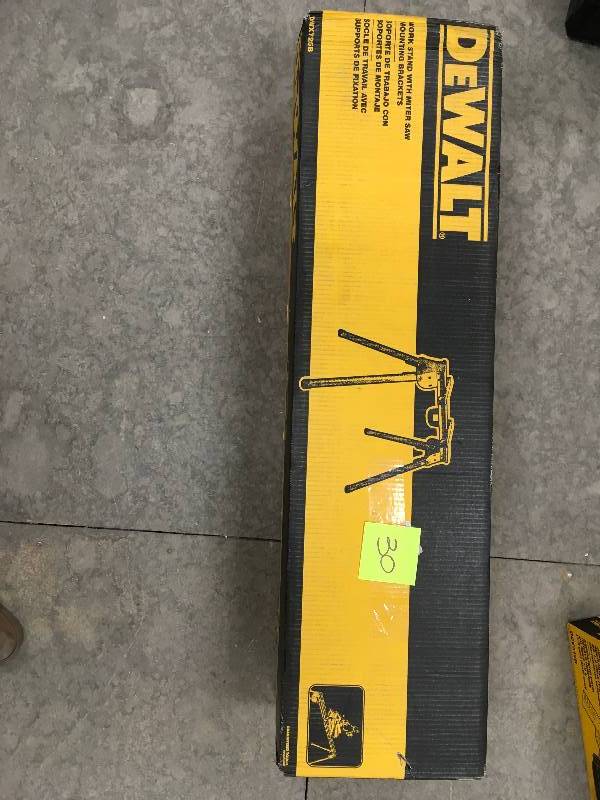DeWalt Work Stand with Miter Saw Mounting Brackets not used