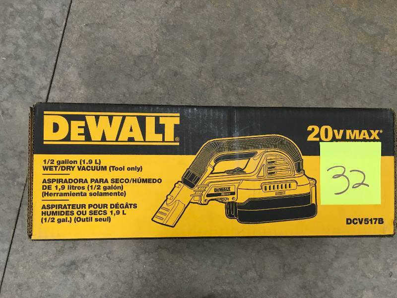 DeWalt 12 Gallon WetDry Vacuum Tool Only not used