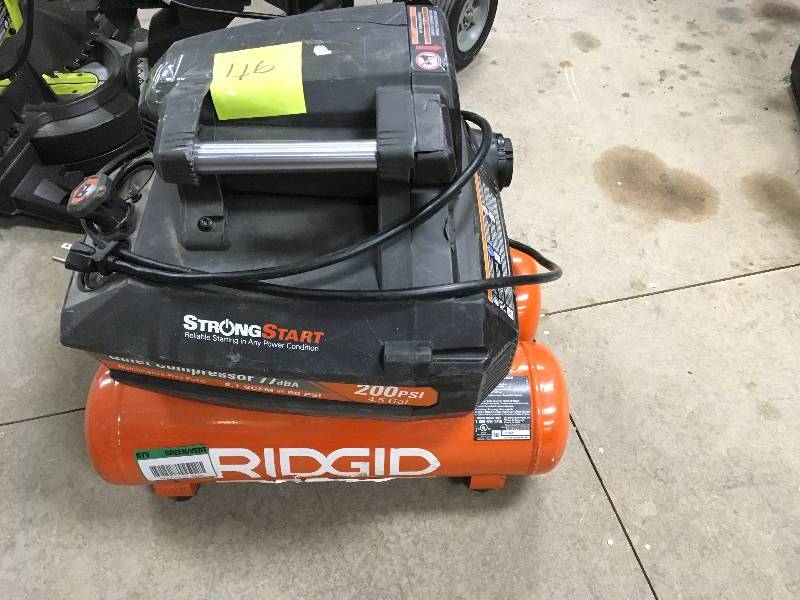 Strong Start 200 PSI 4.5 Gallon Quiet Air Compressor in working conditions